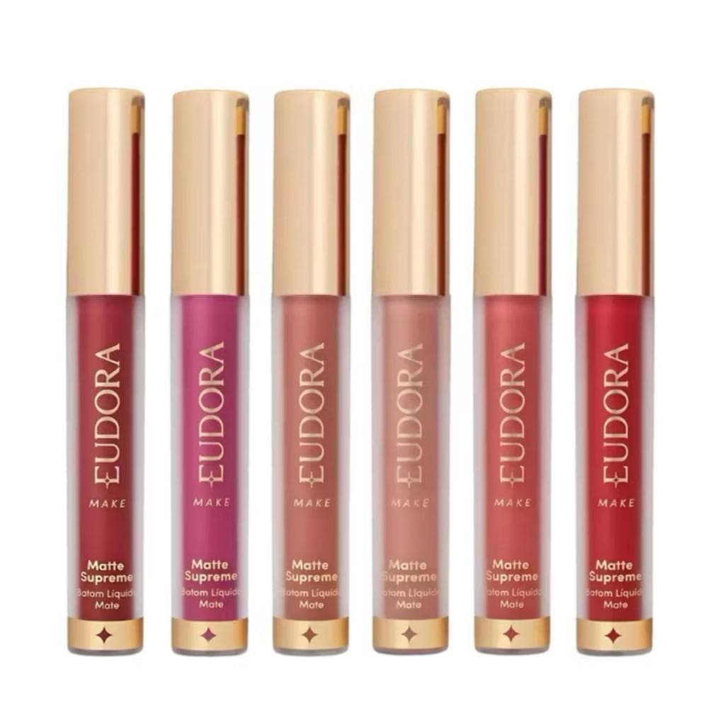Batom Líquido Matte Supreme Eudora 4.0 ml (Escolha sua cor) *** Lançamento