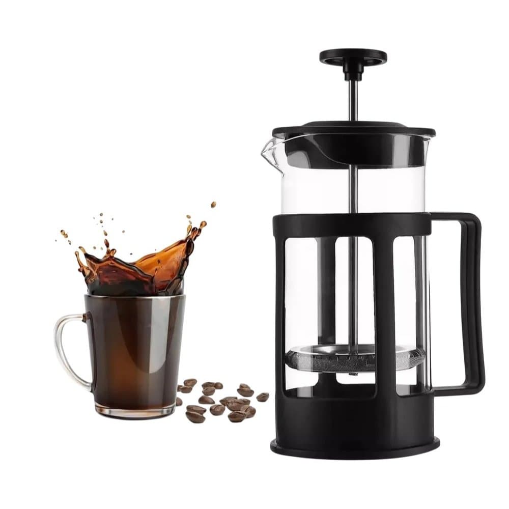 Cafeteira Francesa Prensa 600ml Manual  Café Expresso e Leite Cremoso
