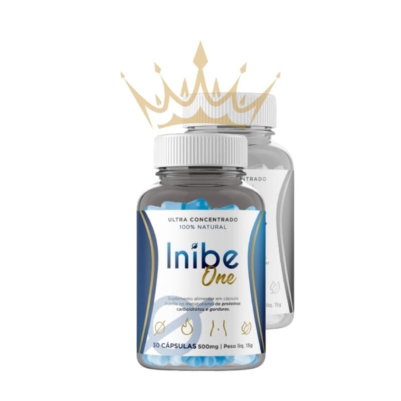 1x Inibe One Capsul Suplemento Natural com Fibras e Vitaminas–30 Cápsulas
