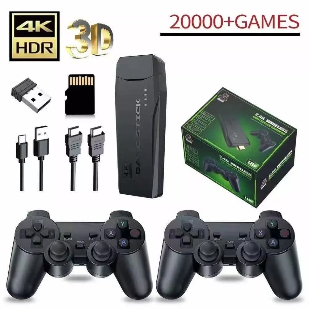 Joystick de videogame 10mil 2 controlador sem fio console de jogo portátil jogo retrô à moda antiga