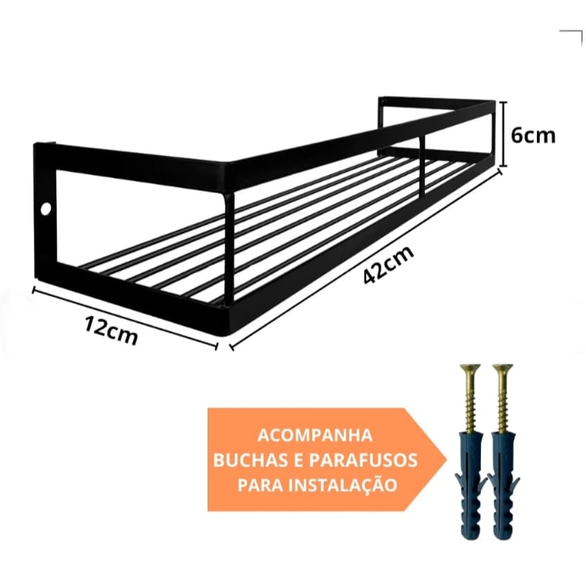 Suporte Porta Vaso de Planta Parede Prateleira Floreira Jardim