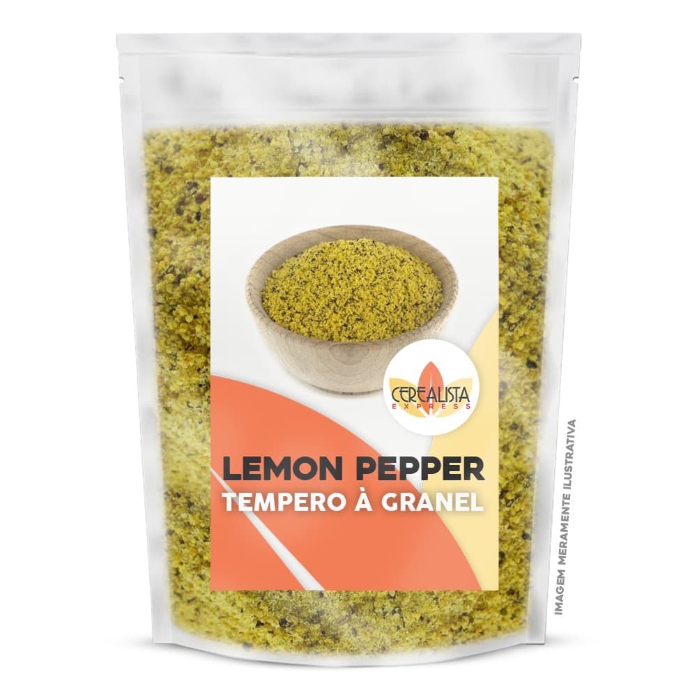 Tempero Lemon Pepper em Pó a Granel Condimento Culinário Tempero Natural