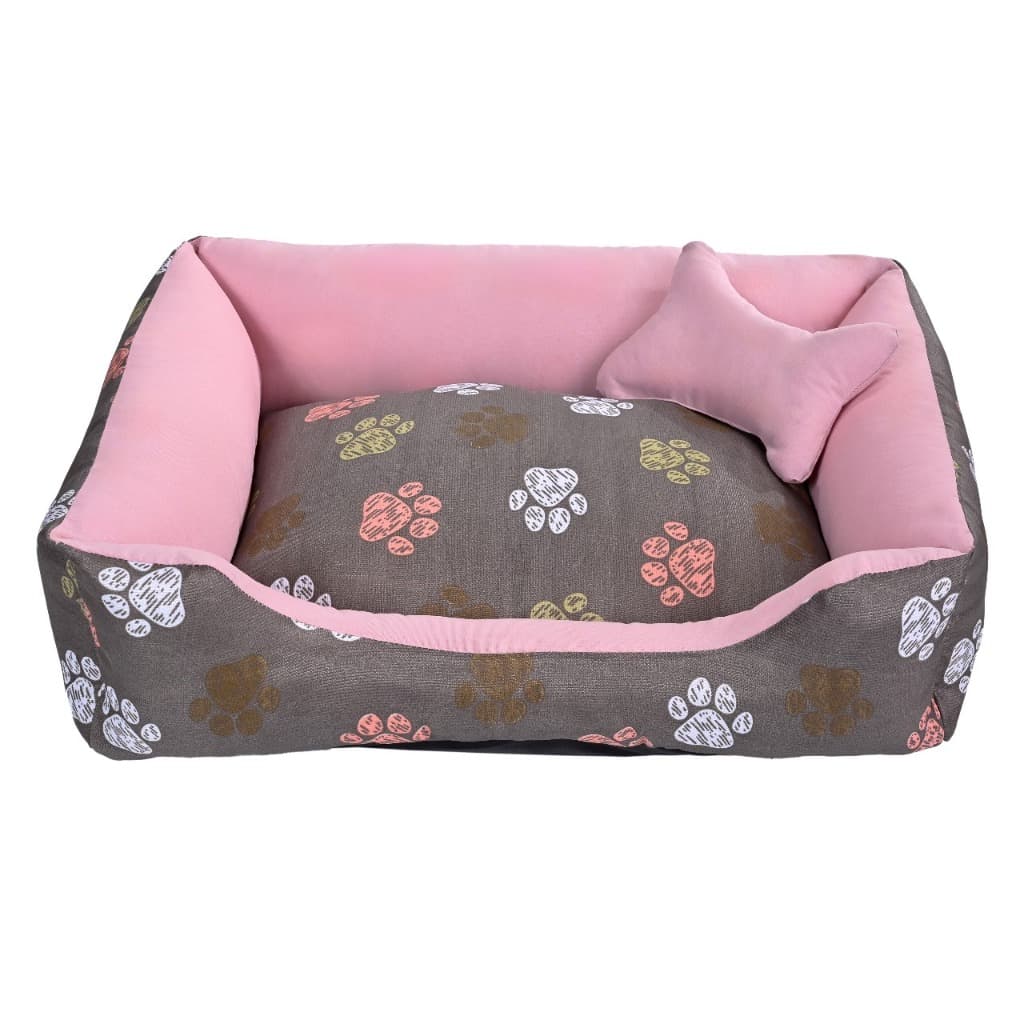 Cama Pet DOG SILICONADA Caminha de Cachorro Gato Luxo Médio Casinha Lavável Confortavel + Ossinho