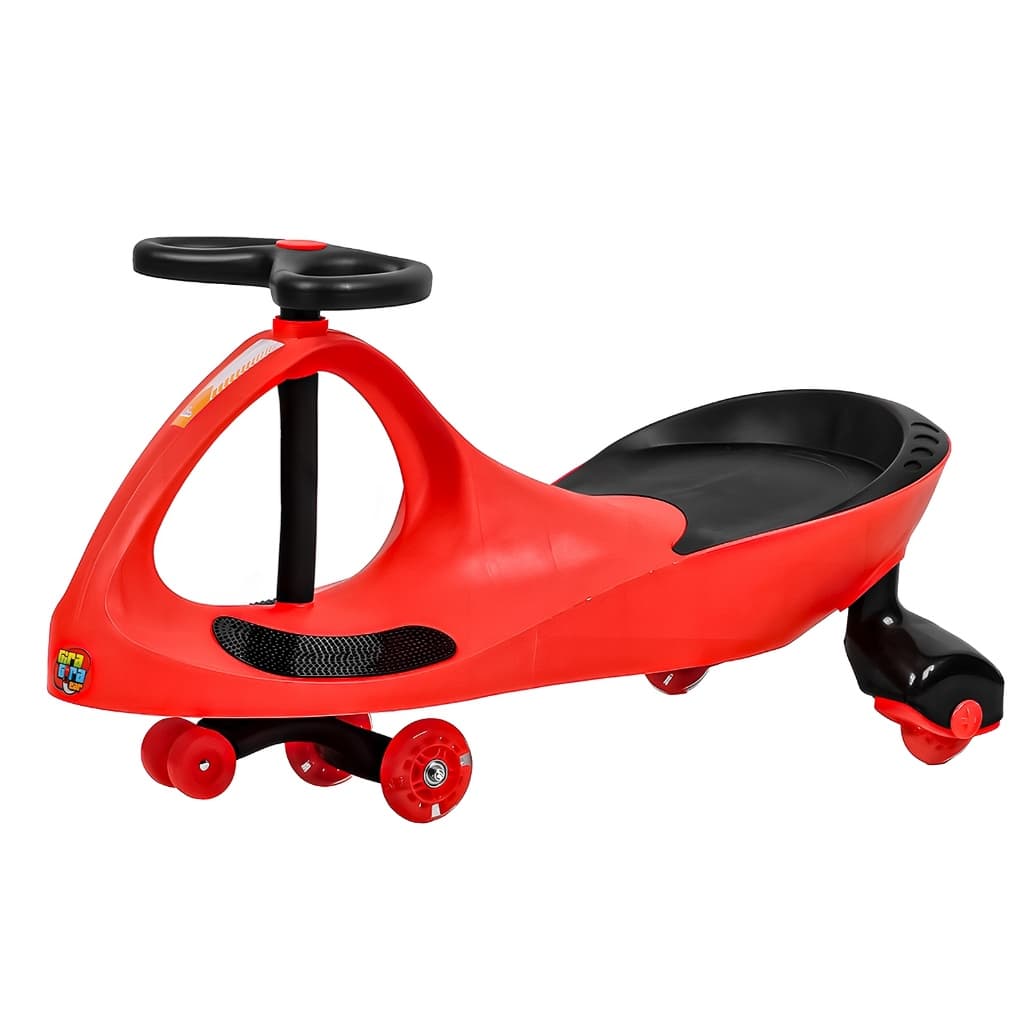 Carrinho De Rolimã Gira Gira Car Com Luz Led Nas Rodas Colorido Até 100 Kg - Fênix Brinquedos