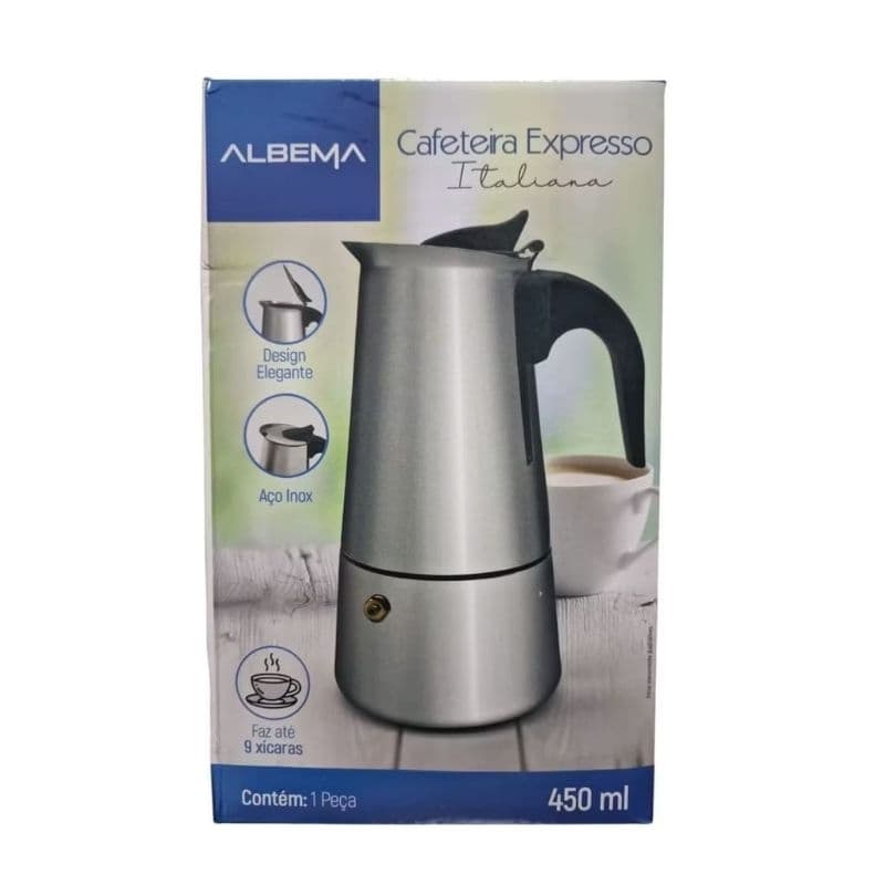 Cafeteira Expresso Italiana 450ml