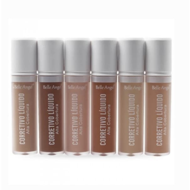 Kit Base Liquida - Belle Angel - Acabamento Matte Aveludado+Corretivo Liquido Alta Cobertura - make
