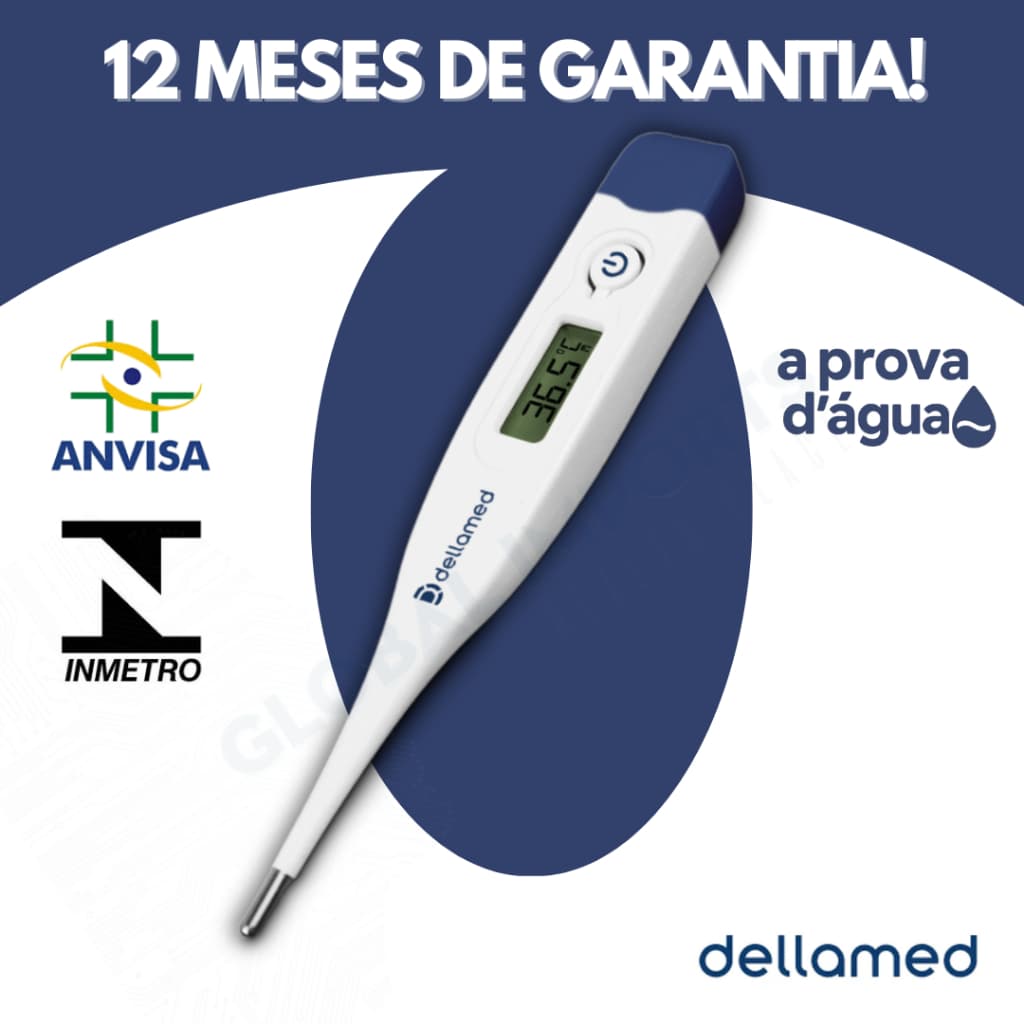 Termômetro Digital Termometro Digital Profissional Dellamed Menino Menina