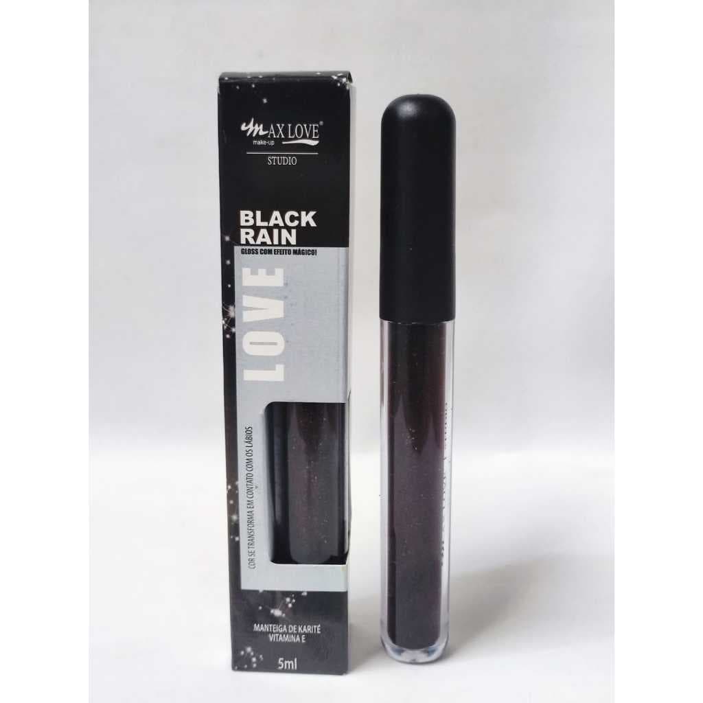 Gloss Efeito Mágico Black Rain (Hidratante e de textura leve) - Max Love