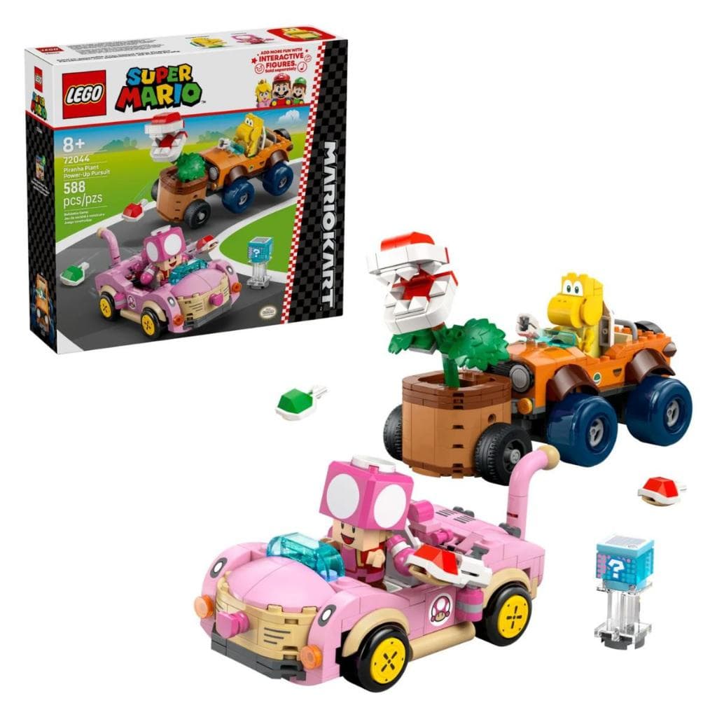 Lego Super Mario Kart Toad Brinquedo Montar Crianças