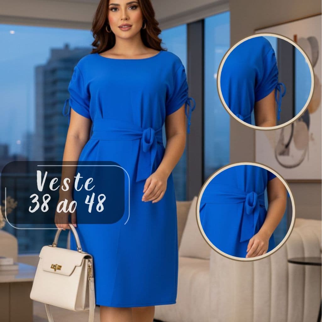 Vestido Esporte Fino Social Tubinho Soltinho Moda Evangelica 3 Formas de Vestir