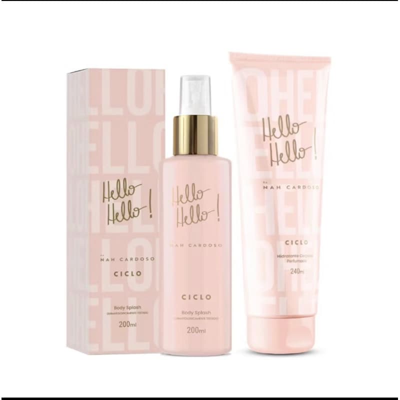 Hidratante e Body Splash Hello