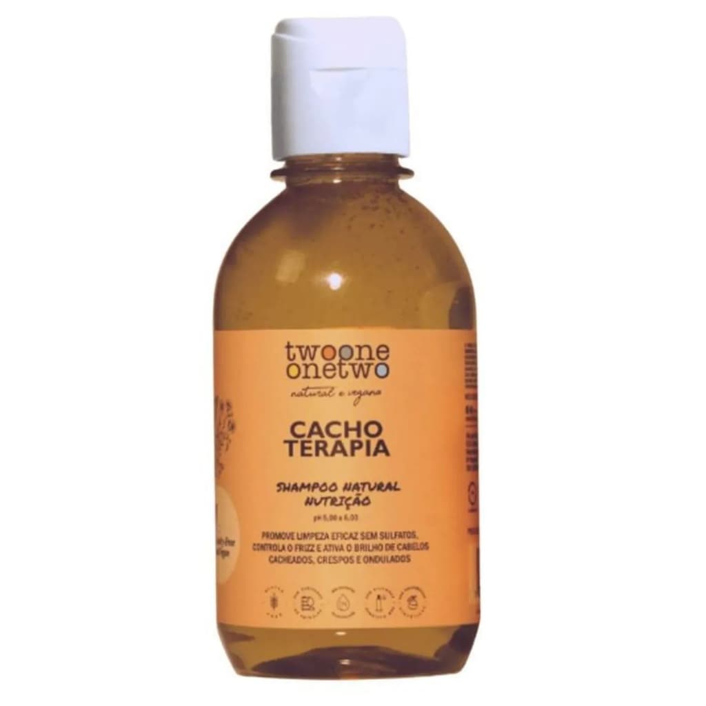 Shampoo Cachos Definidos Hidratante Natural Vegano Cabelos Cacheados Crespos Ondulados Twoone Onetwo