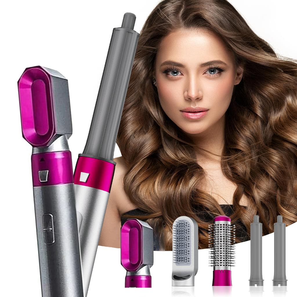 5 Em1 Escova Secador Pente Escova Secador De Cabelo Pente Modelador De Ar Quente Profissional Bivolt