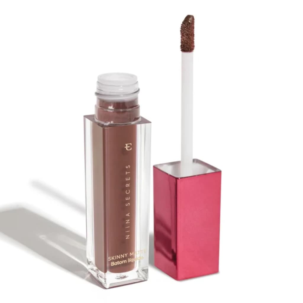 Batom Líquido Rosa Lótus Niina Secrets Skinny Matte 5ml, Eudora