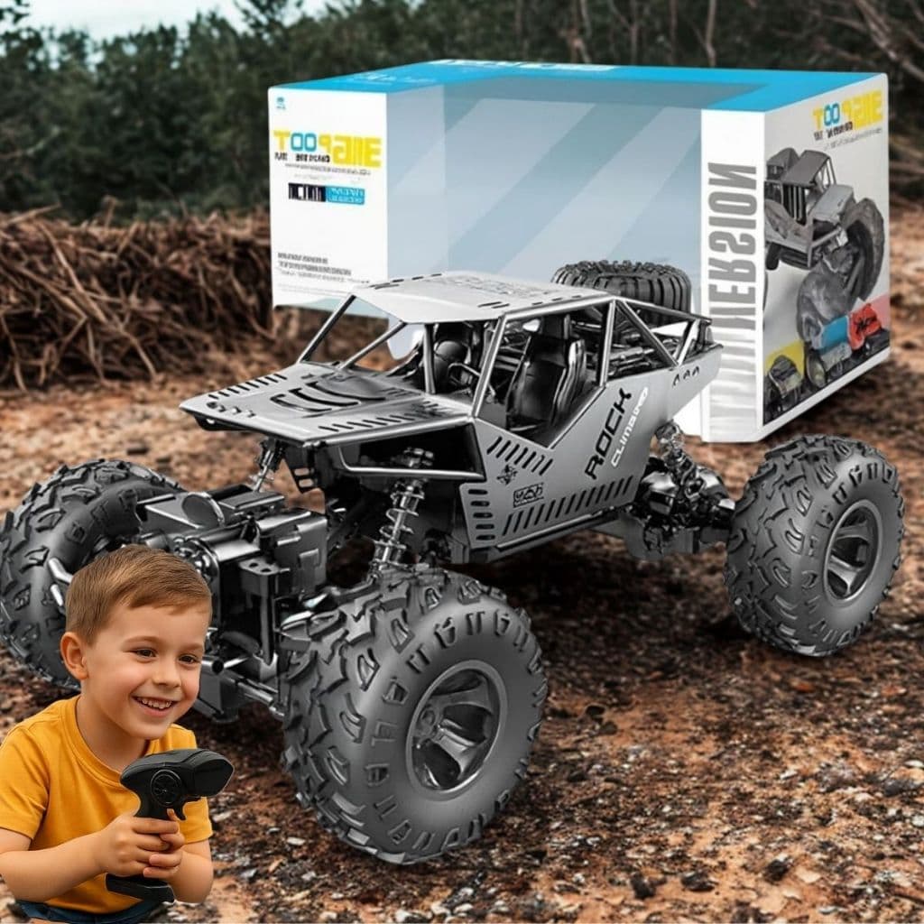 Carrinho De Controle Remoto 4x4 Off Road Brinquedo Menino