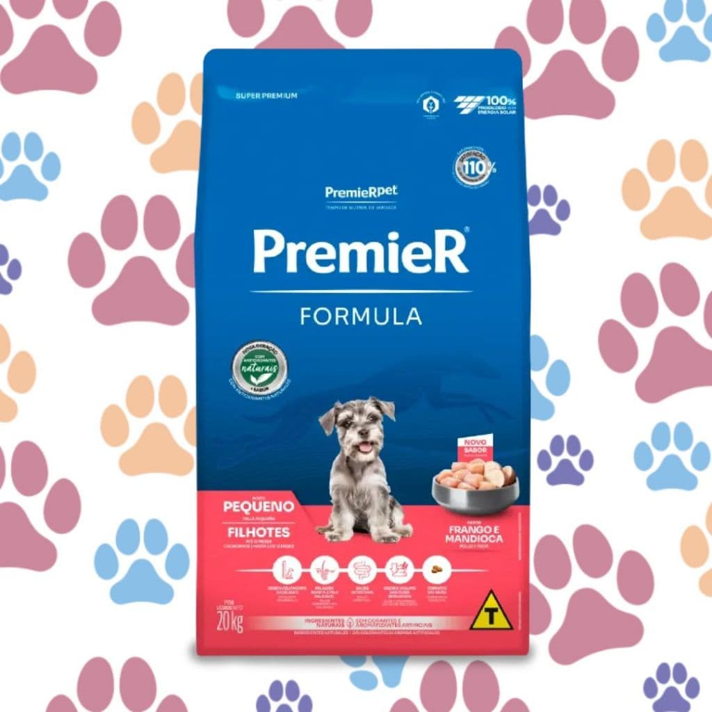 Ração Para Cachorros Filhotes Pequenos Formula Frango 20kg Premier