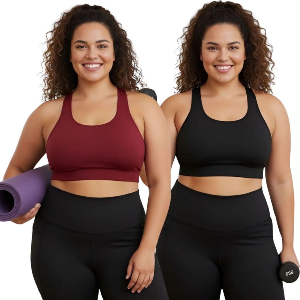 Kit 2 ou Apenas 1 Top Academia Plus Size Feminino Fitness Treino Musculação Yoga Corrida
