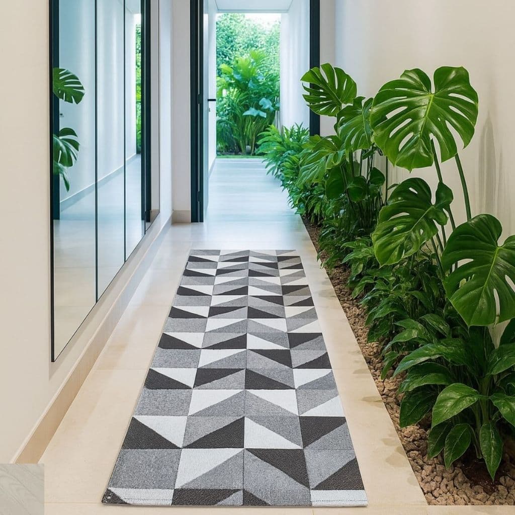 Tapete Passadeira Mesclado Antiderrapante – Grande, para Cozinha, Corredor, Sala e Quarto, Decoração Tapete Moderno