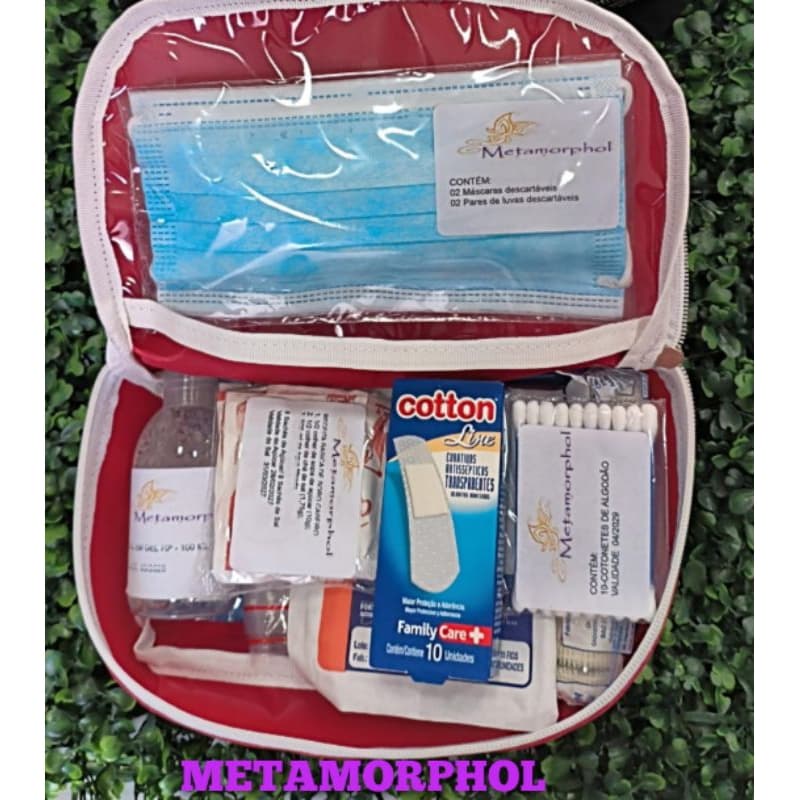 Kit de Primeiros Socorros para Mochila de Emergência com Necessaire