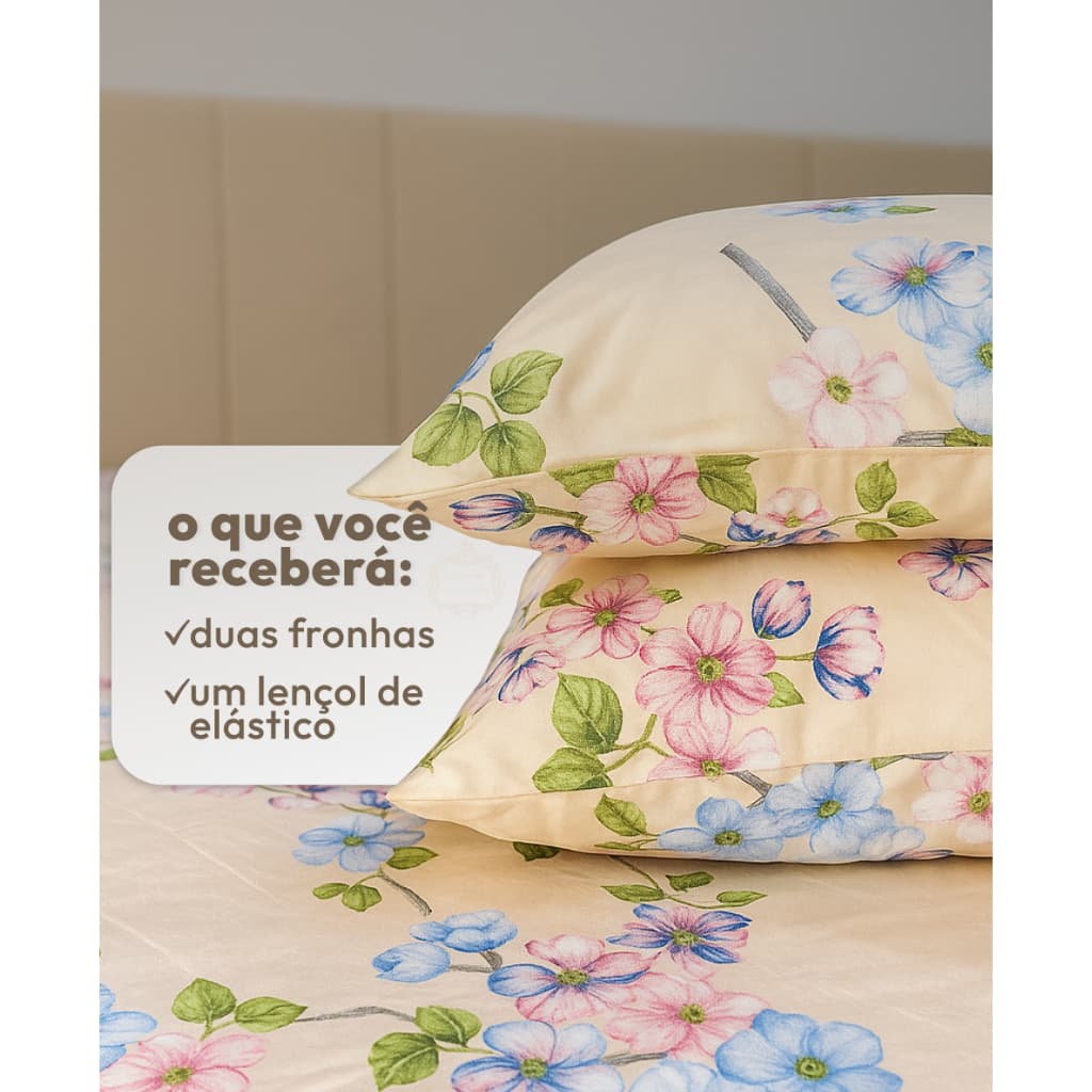 Jogo Lençol Com Elastico Estampado Modelo Solteiro Casal Queen King