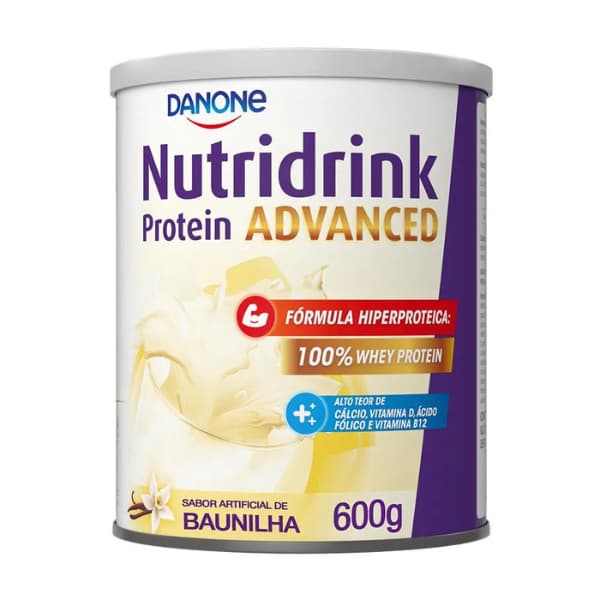 Nutridrink Protein Advanced 600g Baunilha –  Suplemento Hiperproteico com Whey, Leucina e Vitaminas.