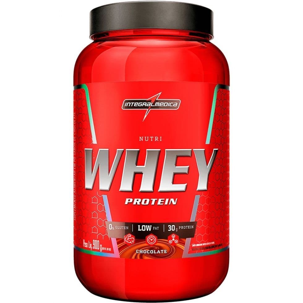 Nutri Whey Protein Pote (907g) - Chocolate (900g) Integralmédica Ref: 2464241