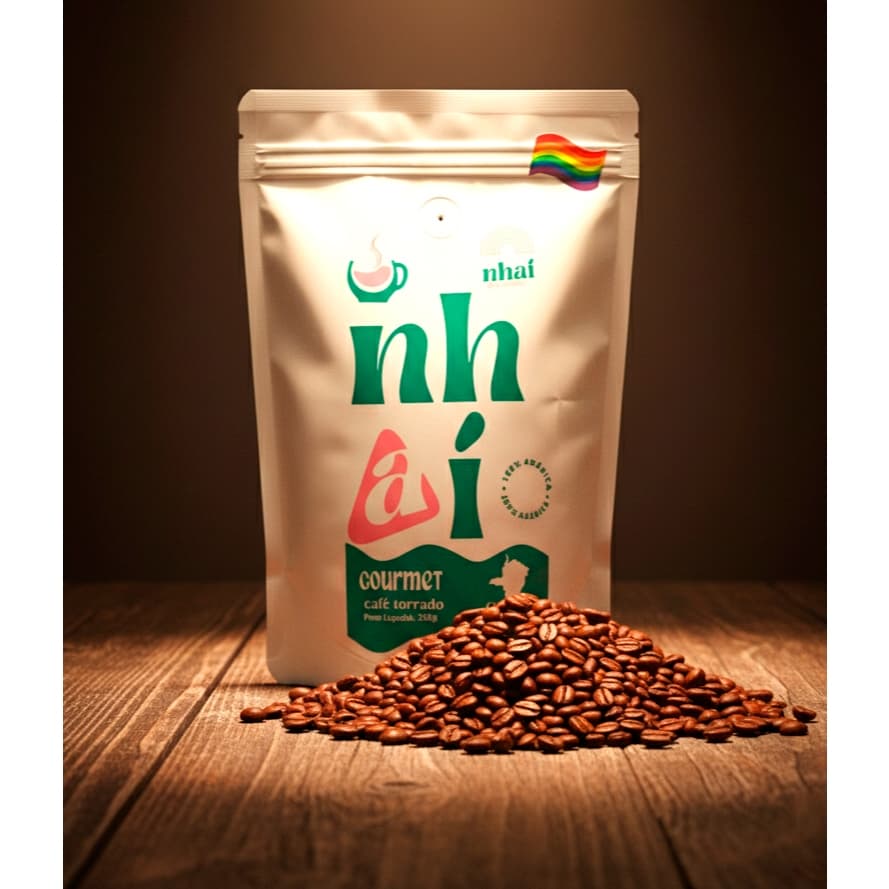 Café Gourmet Nhaí 250g Em Grãos Sul De Minas Gerais 100% Arábica