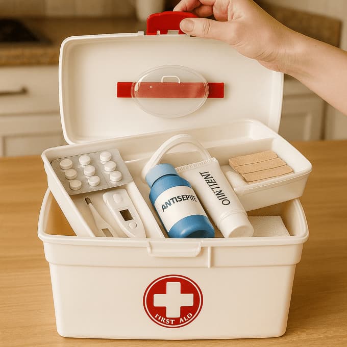 Maleta Primeiros Socorros Medicamentos Remédios Organizadora Kit Emergência