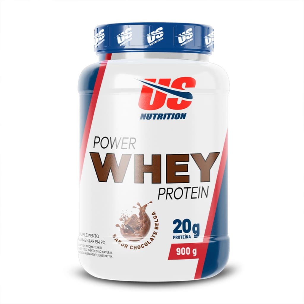 Power Whey Protein Chocolate Belga 900gr. - US Nutrition