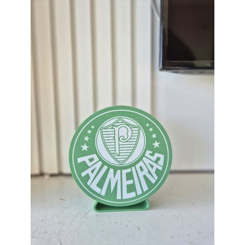 Luminária Palmeiras LED 3D Dupla iluminação | Abajur Decoração Quarto Sala Luminária LED Verdão