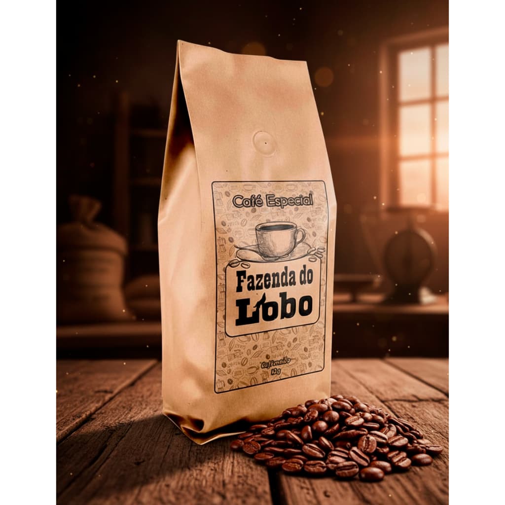 Café Especial +84 Pts Fazenda Do Lobo 1kg Em Grãos - Sul De Minas Gerais 100% Arábica