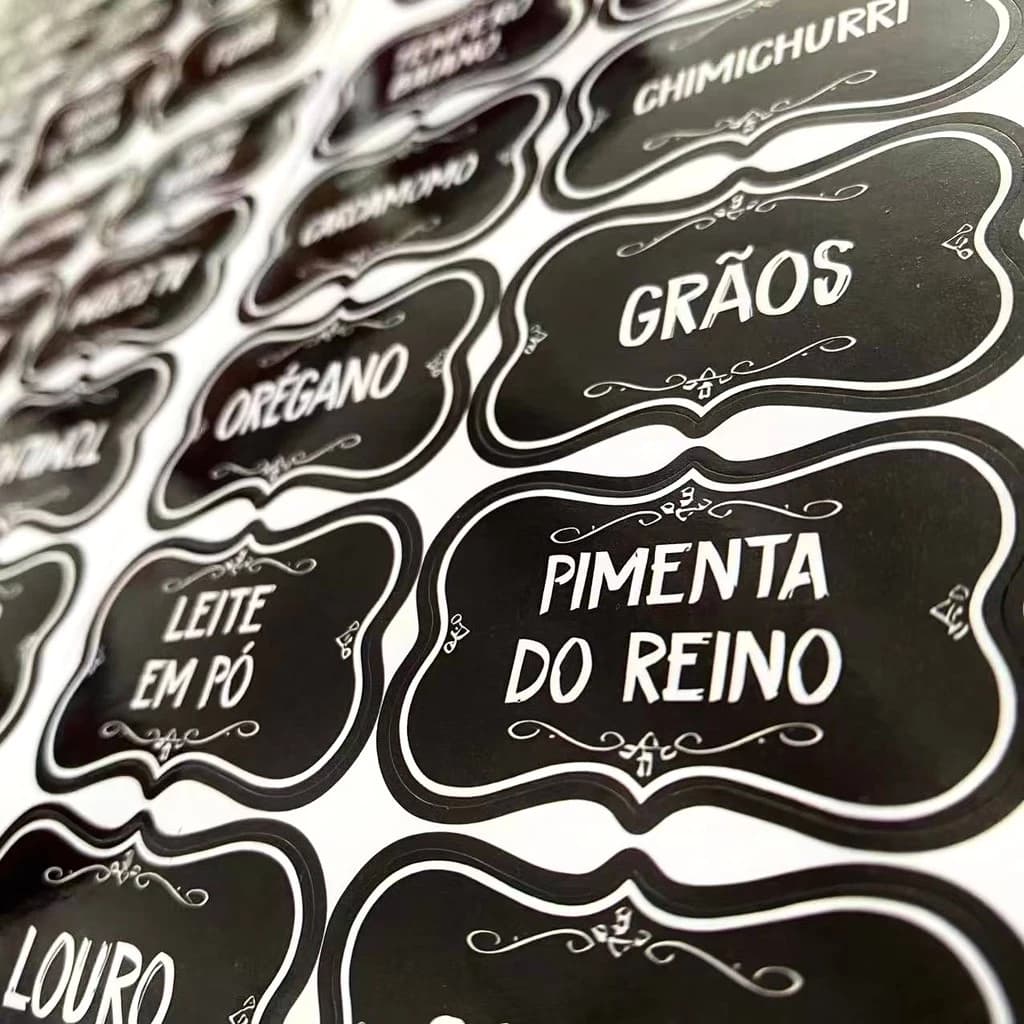 Adesivos para Mantimentos e Temperos