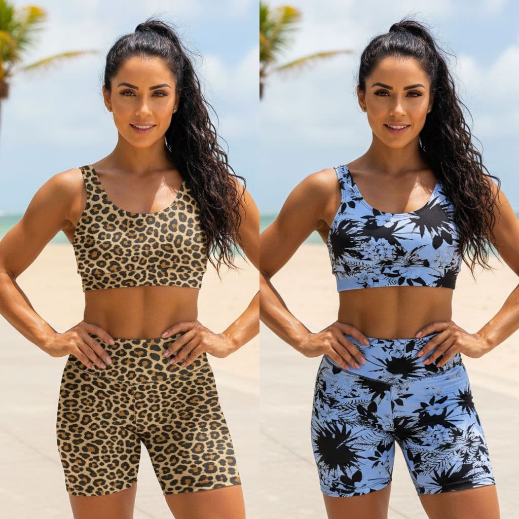 conjunto  feminino roupa academia/roupa fitness/short fitness/jacquard zero transparência
