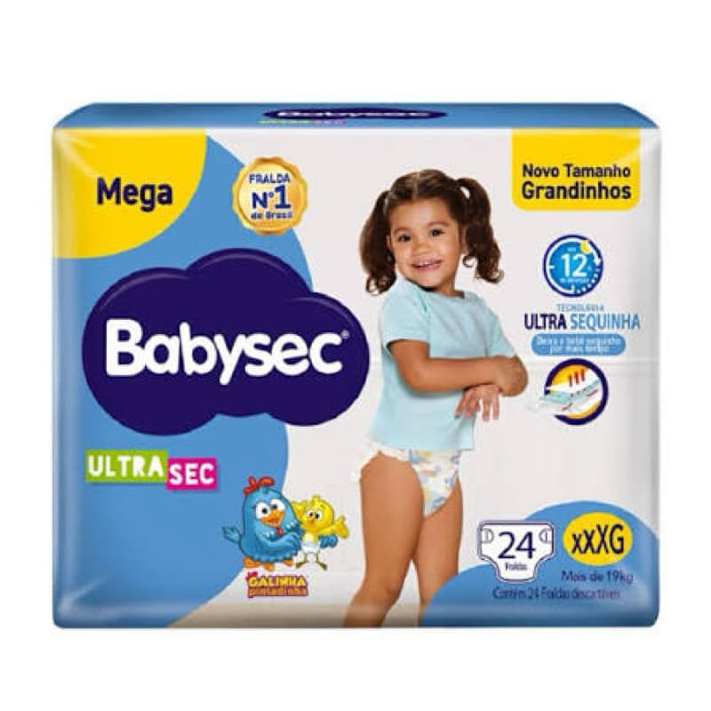 Fralda Infantil Babysec Ultrasec