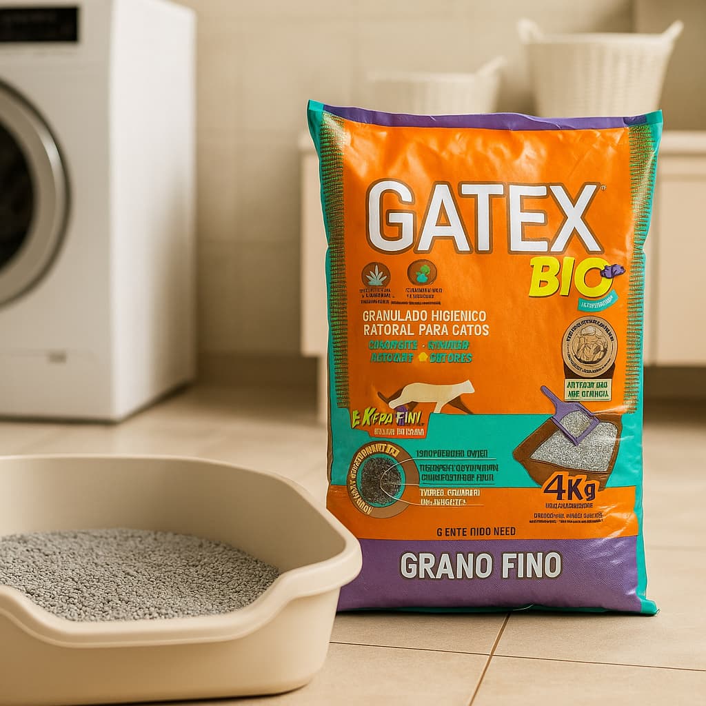 Areia Sanitária Biodegradável para Gatos 4kg – Controle de Odor e Alta Absorção