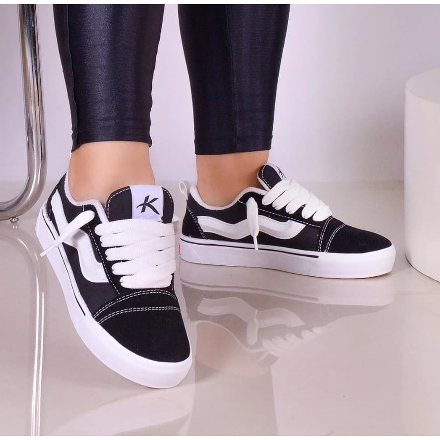 Tênis New Acess Feminino Plataforma Sola Alta Casual Confortável Palmilha Confortável Promoção