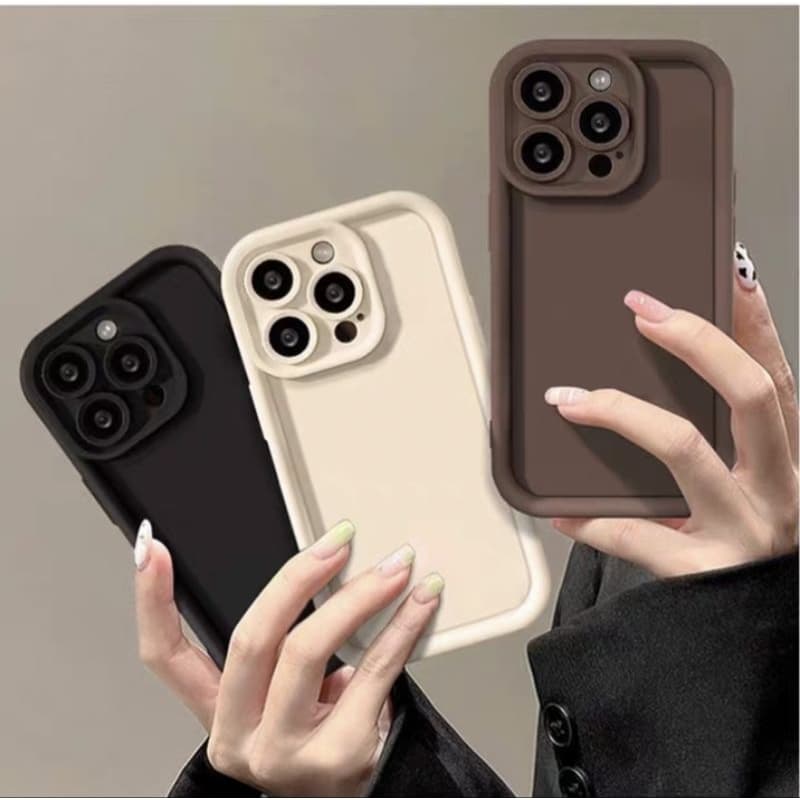 Capinha de Silicone Antiqueda para iPhone