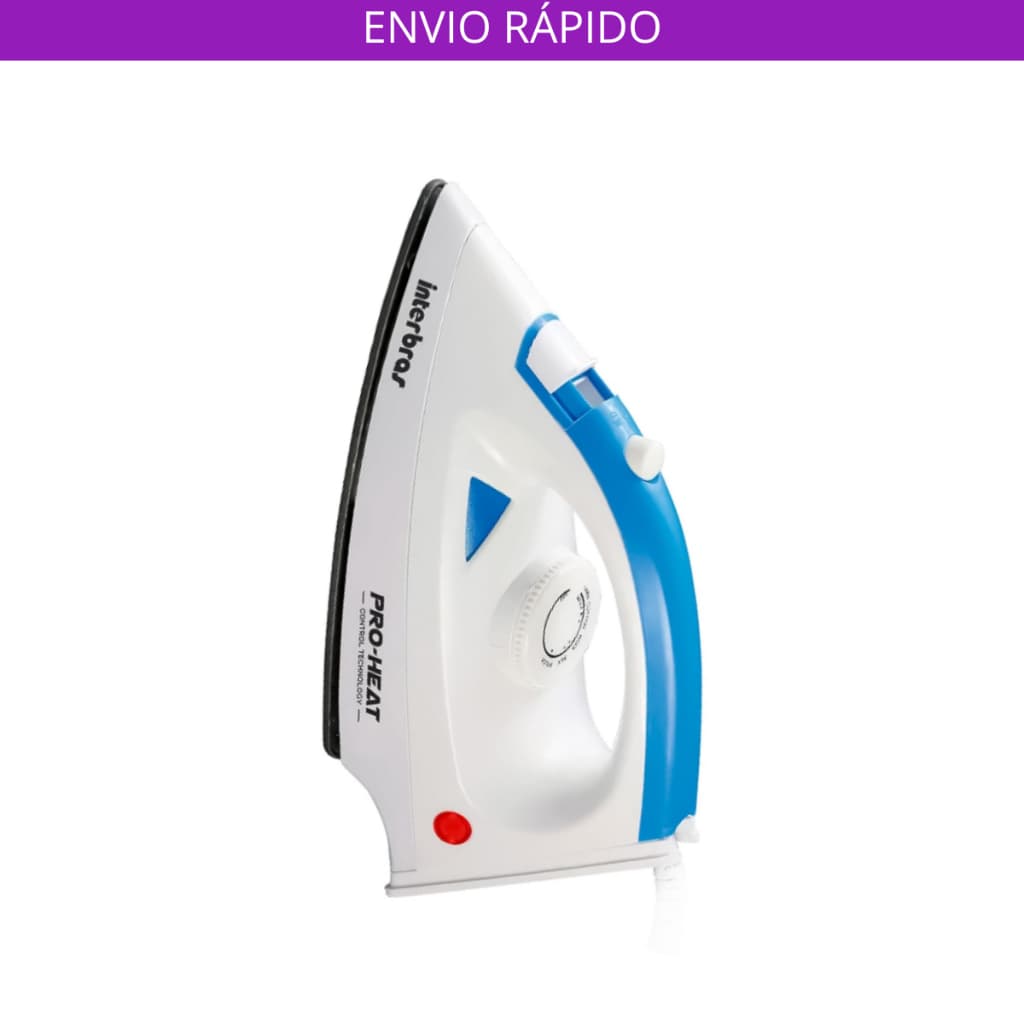 Ferro de Passar a Vapor Antiaderente Interbras 1200W 110V ou 220V
