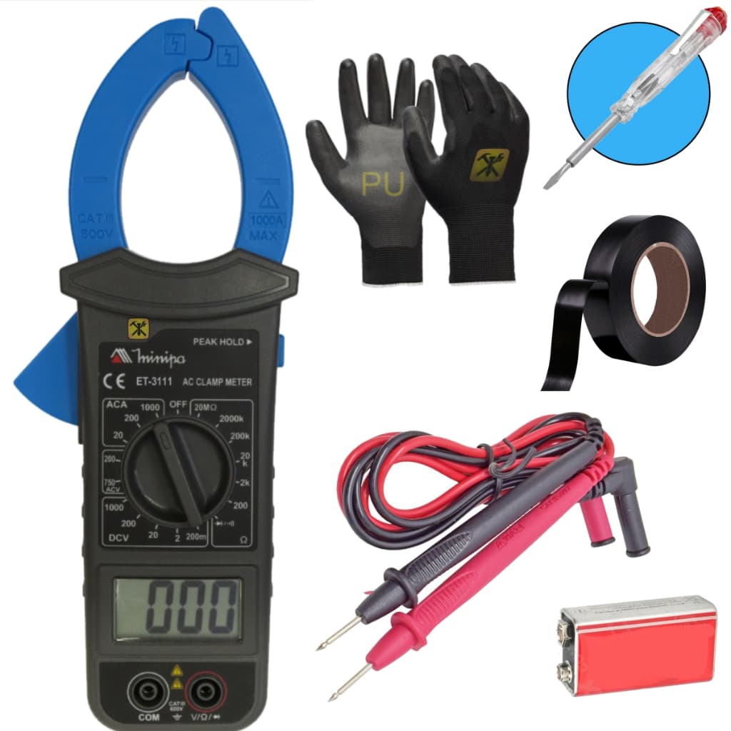 Alicate Amperimetro Multimetro Digital Minipa - Et-3111
