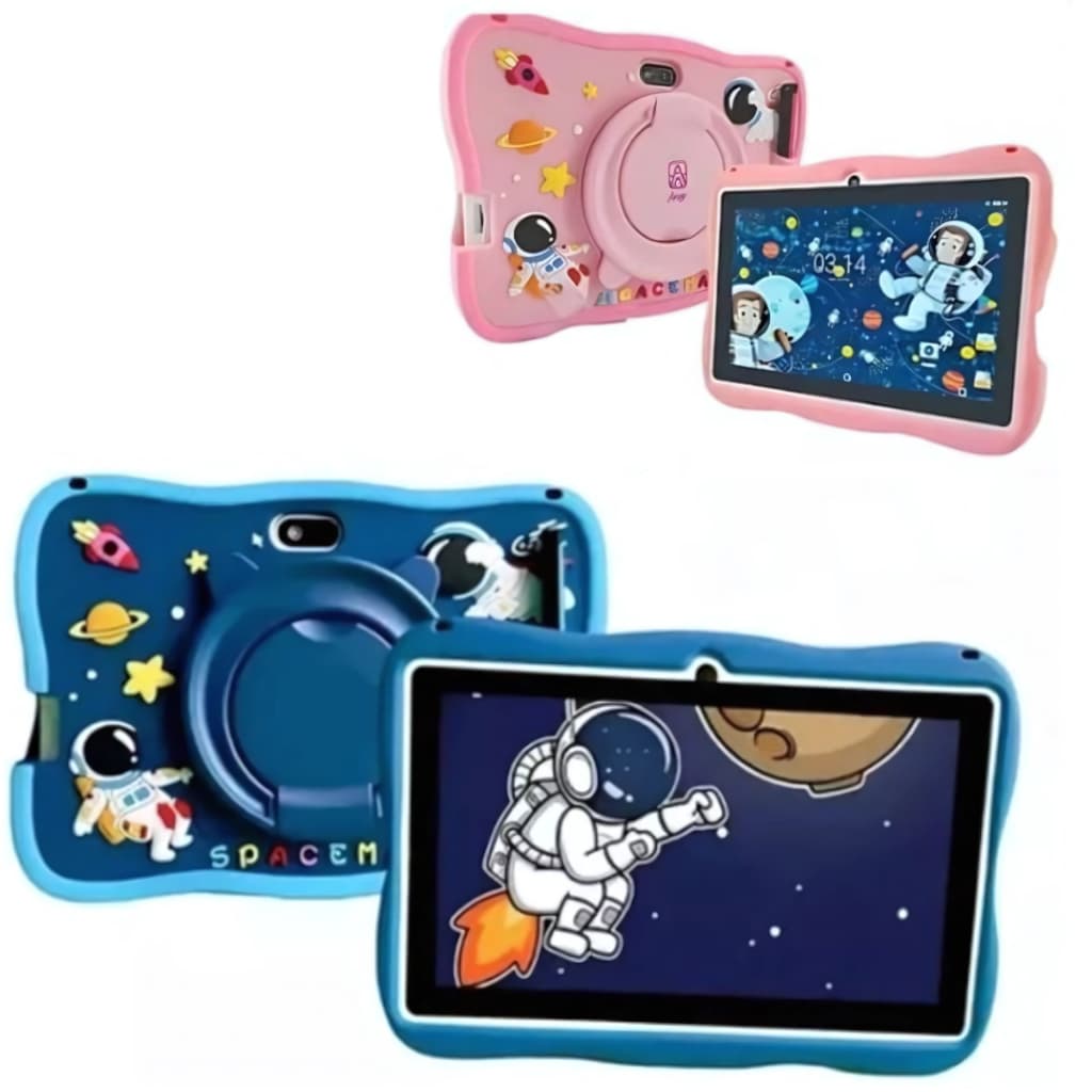 Tablet Infantil A15 Android 64GB 4GB RAM + Caneta Touch Kids Astronauta – Tela 7