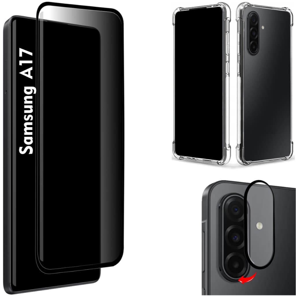 Película Privacidade Fosca Para Samsung A17 - Protetor de Câmera - Capinha Case Anti Shok