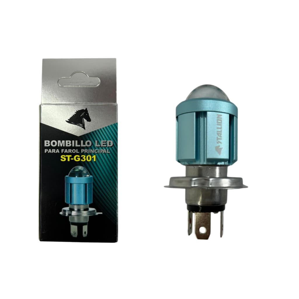Lâmpada de Led Para Moto Carro H4 Bombillo 6500K 1500lm Alto Baixo Super Branca