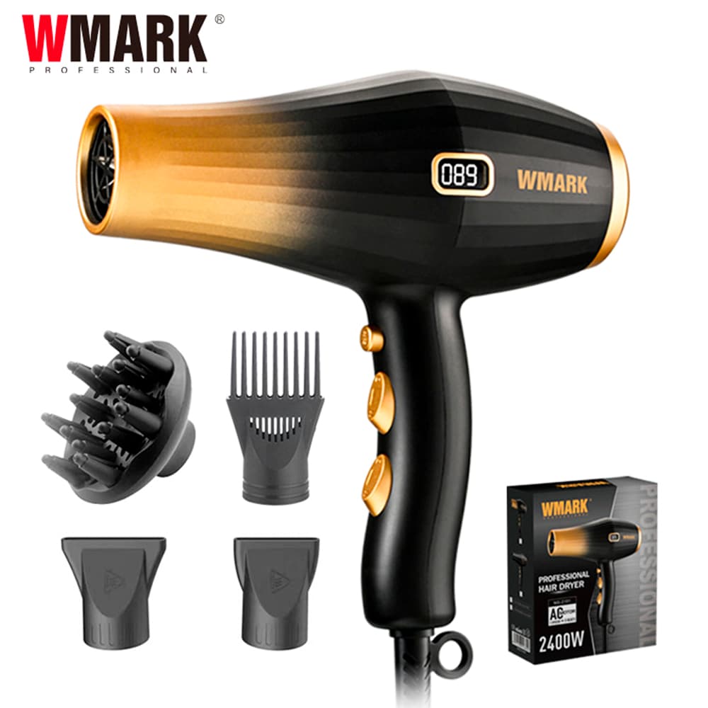 WMARK NG 2101 Secador Potencia 2400W Secagem Rapida LED Display Salao Profissional