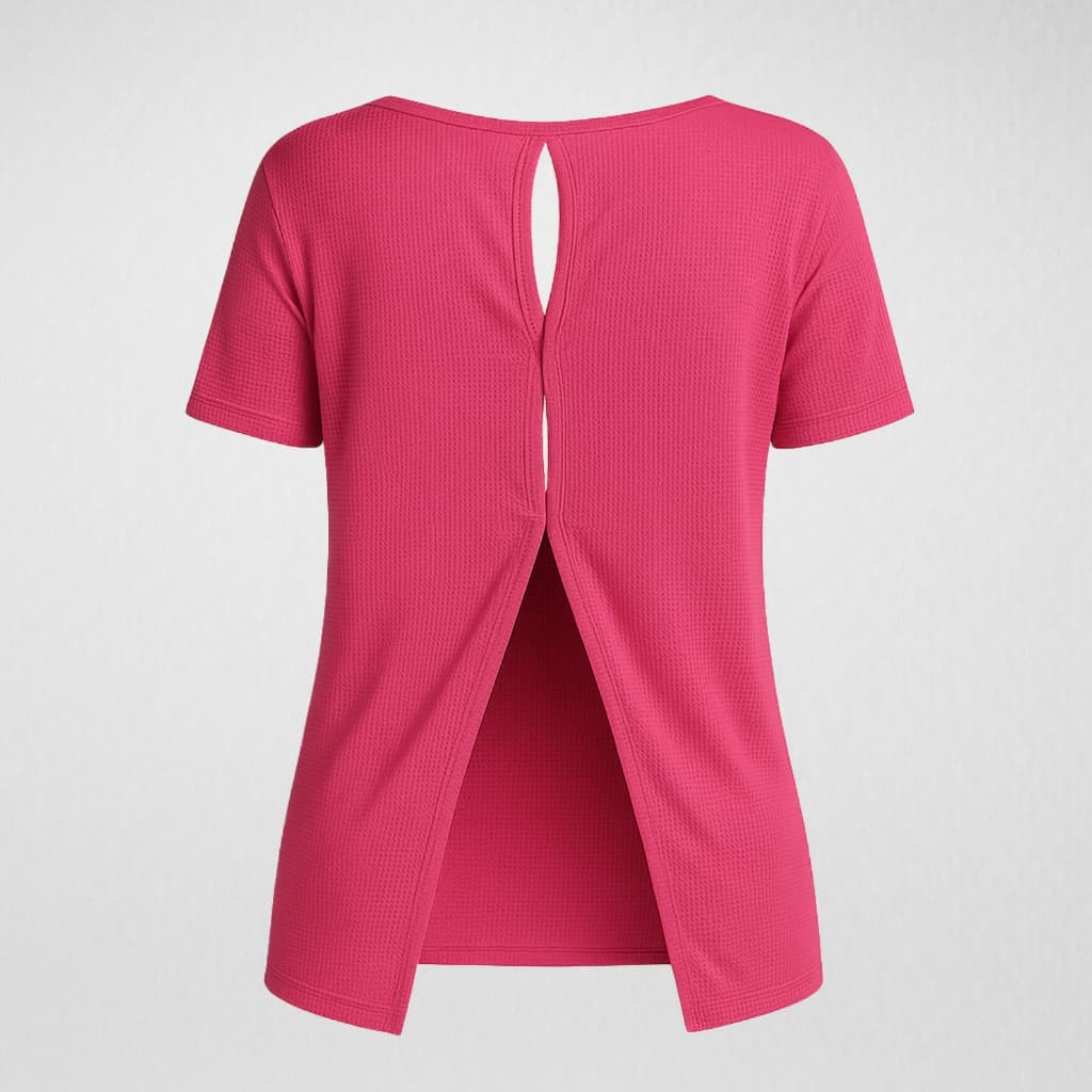 Camiseta Dry Fit Costas Aberta Roupa Feminina Academia Fitness Esportiva Corrida Treino