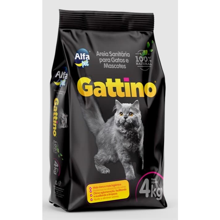 Areia Sanitária Kets Gattino Especial 4kg