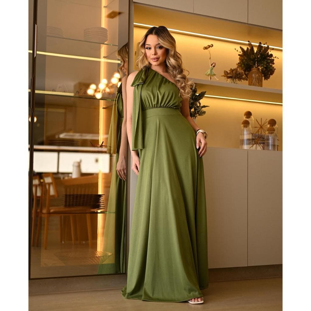 Vestido Feminino Festa Elegante Casamento Formatura Com Bojo