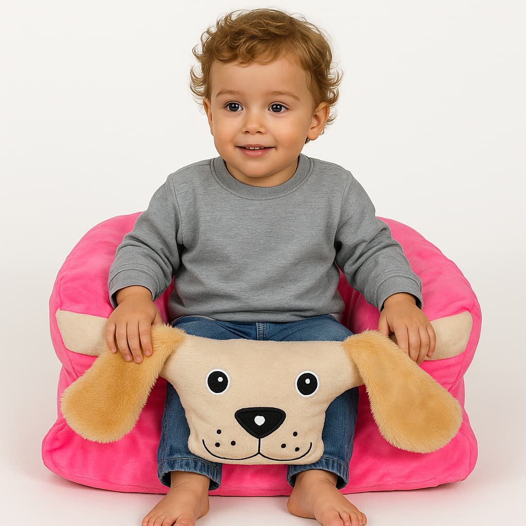 Almofada Assento Para Bebe Cadeirinha Sofazinho Poltrona Anti-quedas Multi-uso Dog