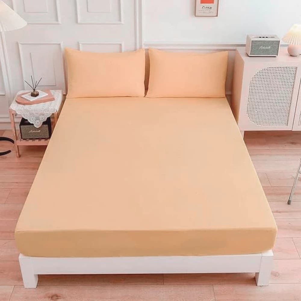 Kit Jogo Lençol forro De Cama casal Padrão 3 Peças Lisos slin Com Elástico 200 fios Oferta imperdivel