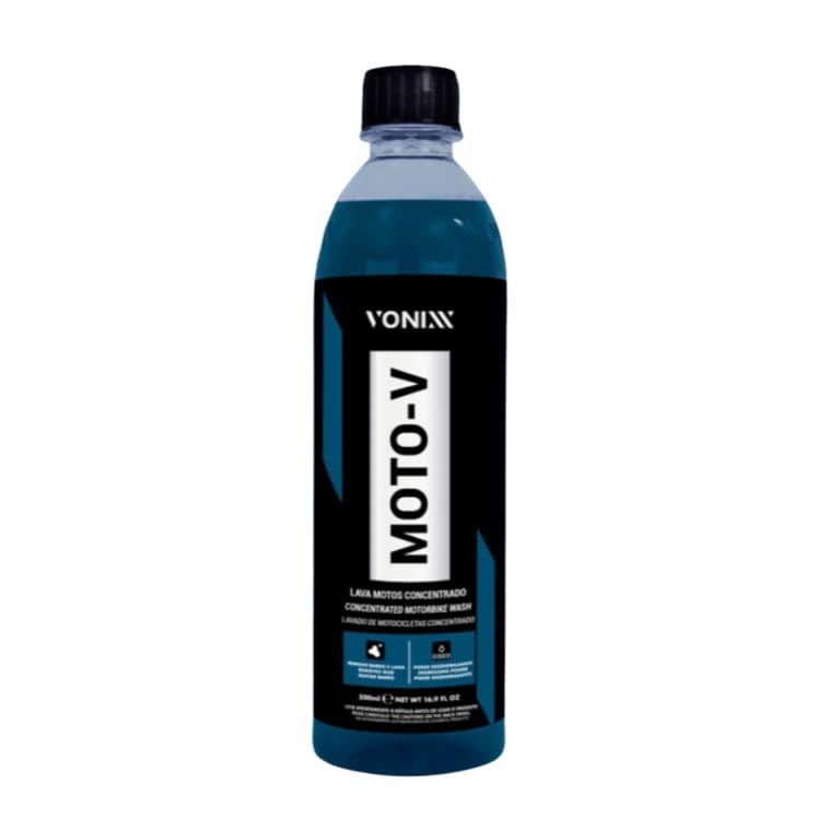 VONIXX - MOTO V - 500ML - LAVA MOTOS E MOTOR - SHAMPOO DESENGRAXANTE