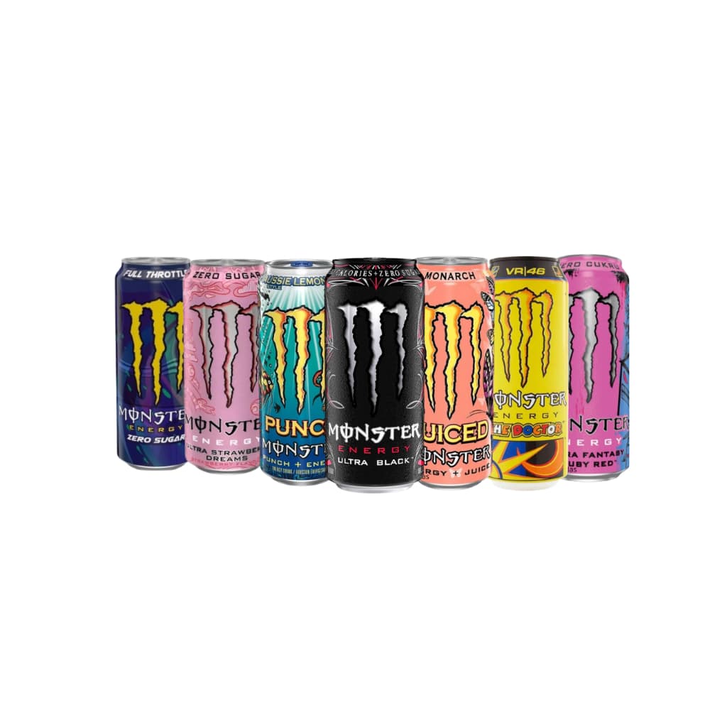 Energético Monster Importado 500ml Diversos Sabores - EMBALAGEM SEGURA PARA COLECIONADORES
